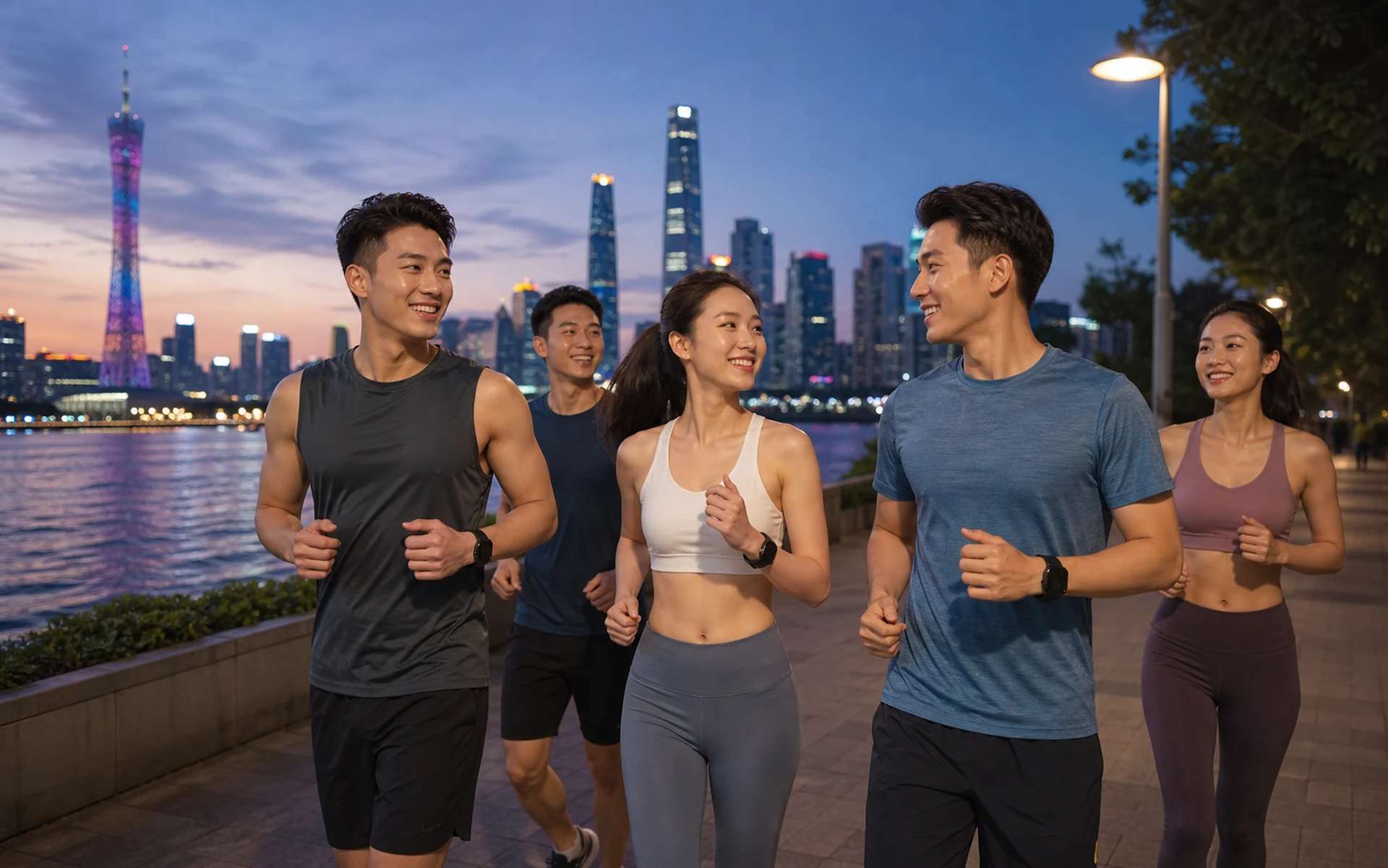 珠江边夜跑组队